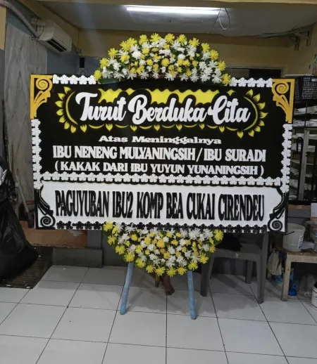 Papan Bunga Duka Jatimekar Jatiasih